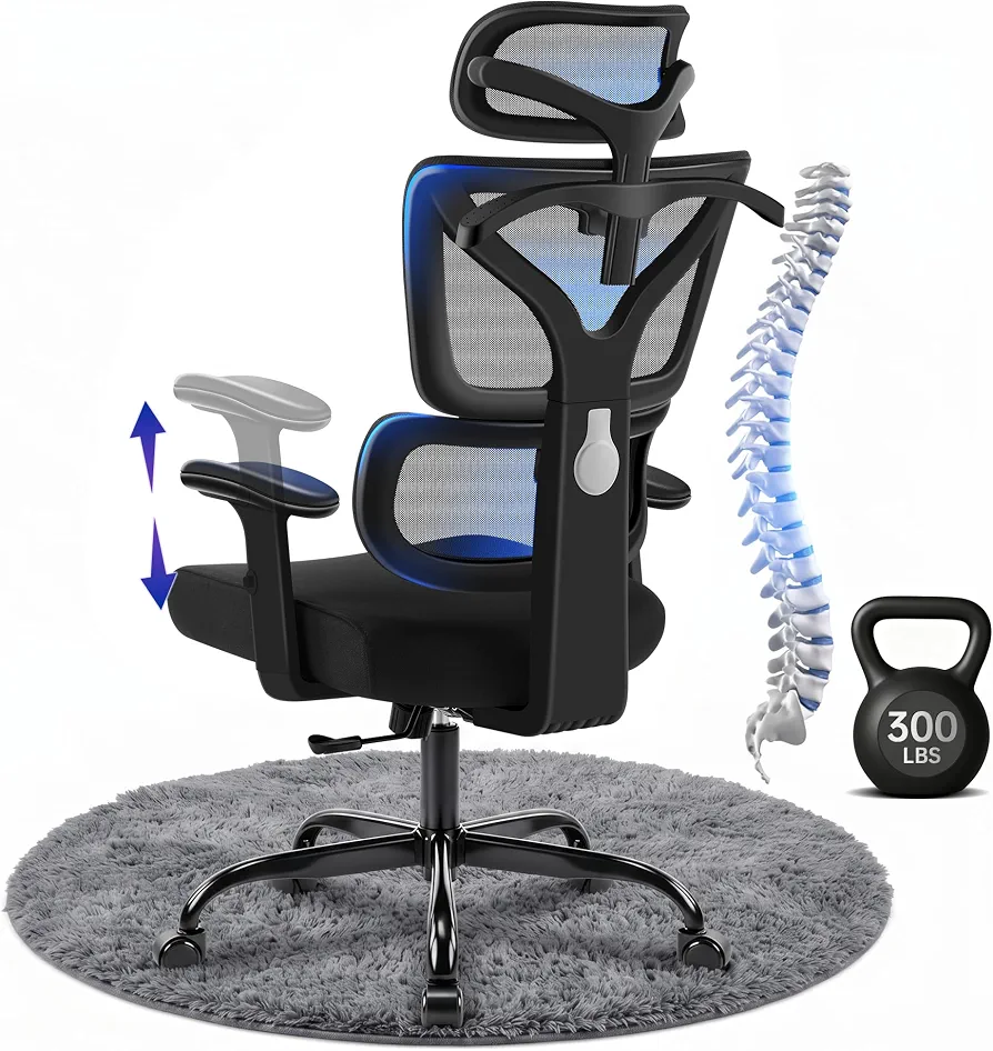 Ergonomic Office Chair, High Back Mesh Computer Chair