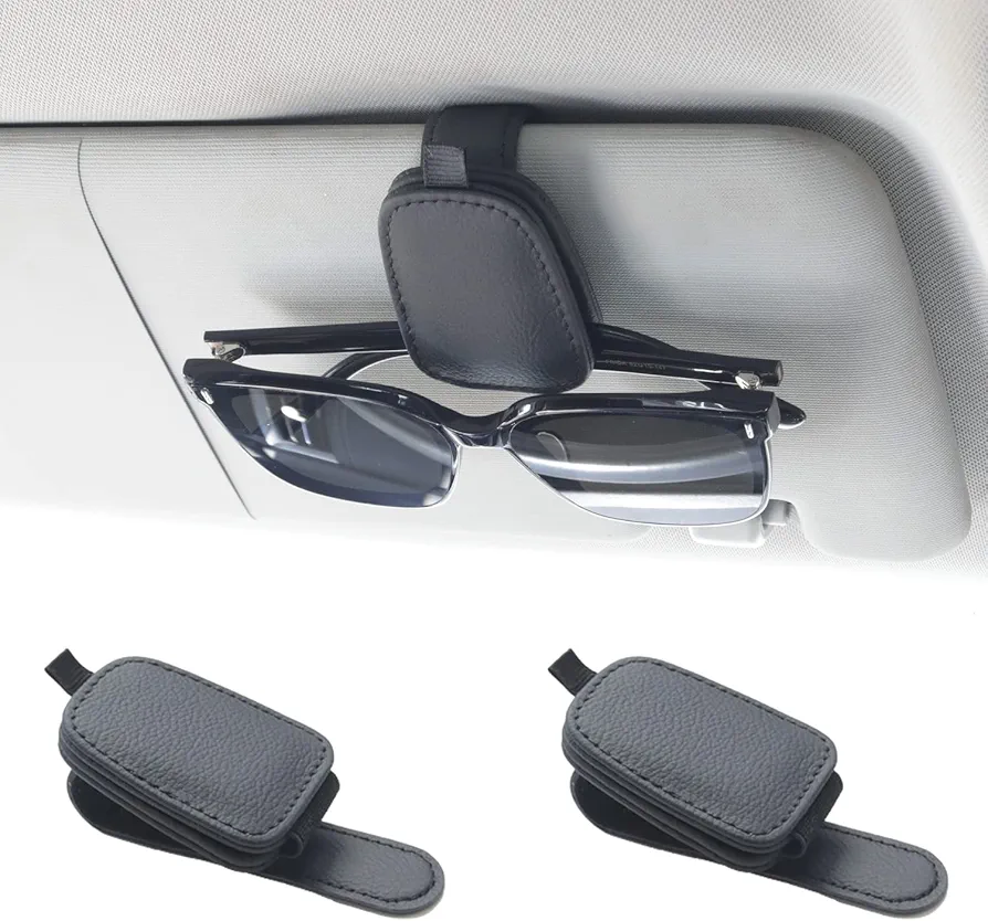 Yuoyar Magnetic Leather Sunglasses Holder